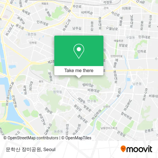 문학산 장미공원 map