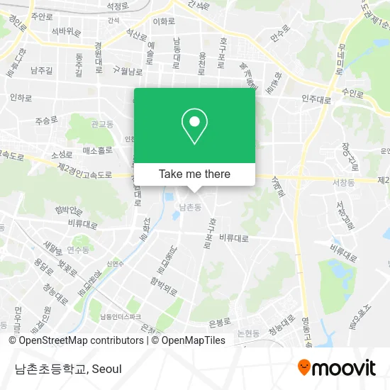 남촌초등학교 map