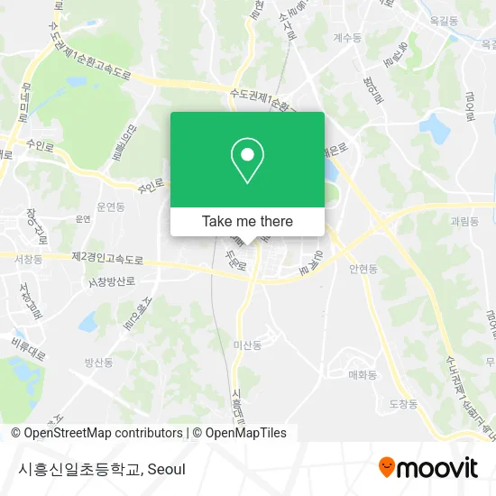 시흥신일초등학교 map