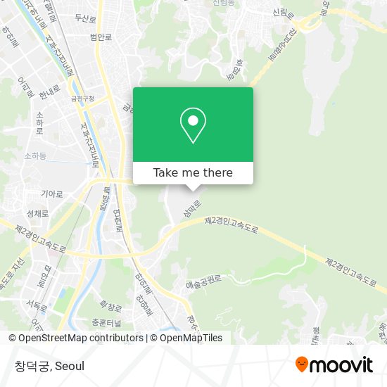창덕궁 map