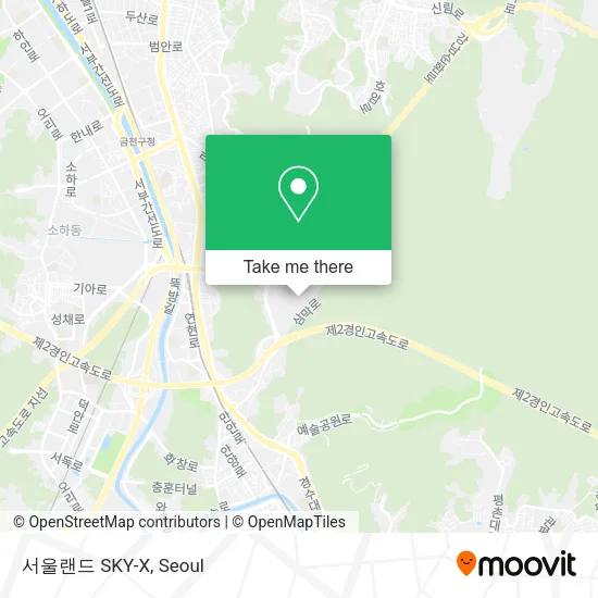 서울랜드 SKY-X map