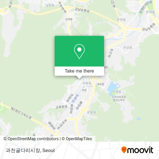 과천굴다리시장 map