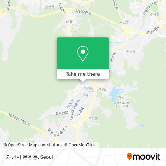 과천시 문원동 map