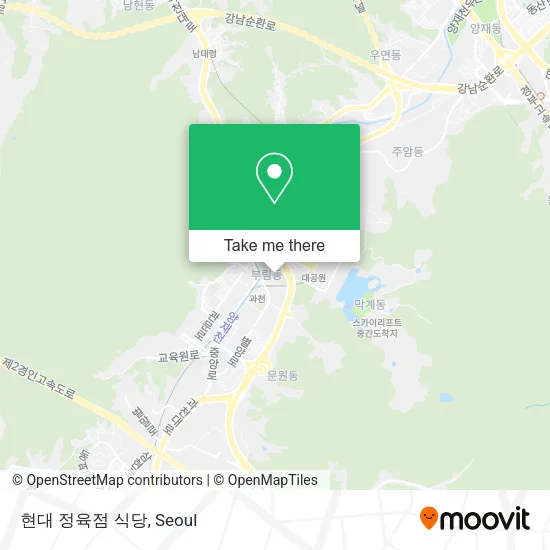 현대 정육점 식당 map