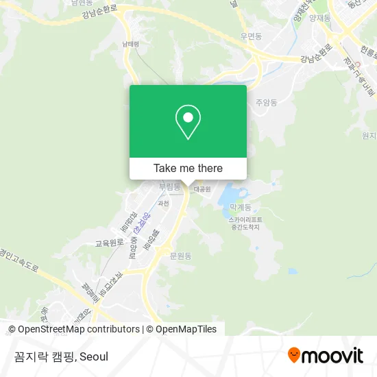 꼼지락 캠핑 map