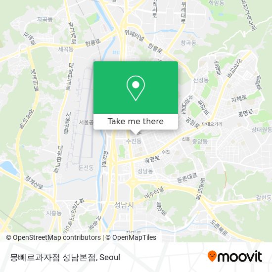 몽뻬르과자점 성남본점 map