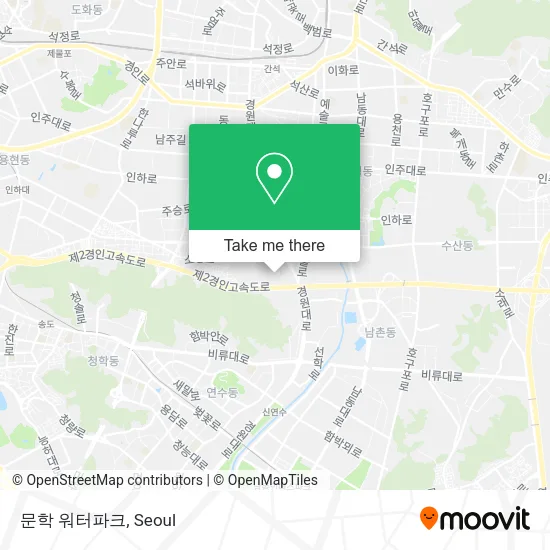 문학 워터파크 map