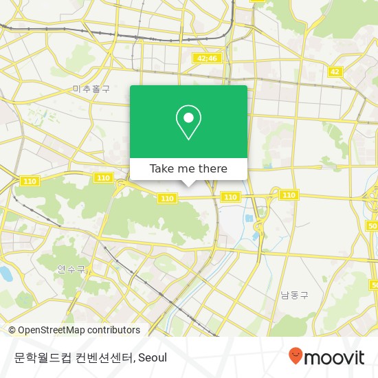 문학월드컵 컨벤션센터 map