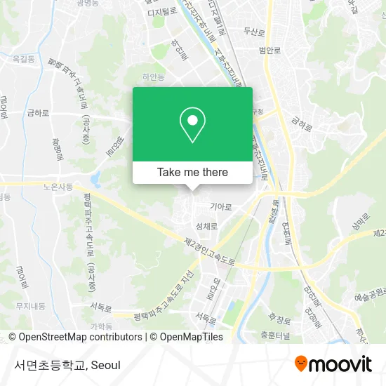 서면초등학교 map