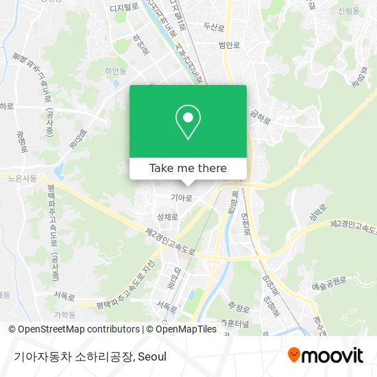 기아자동차 소하리공장 map