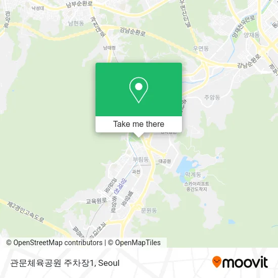 관문체육공원 주차장1 map