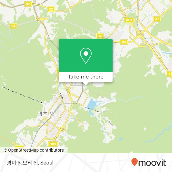 경마장오리집 map