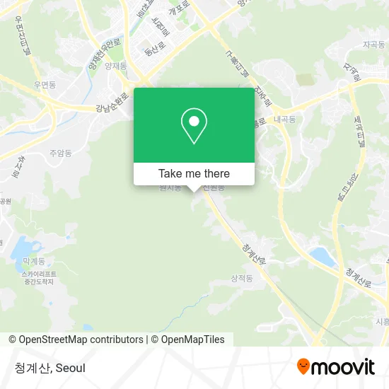 청계산 map