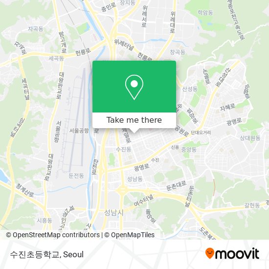 수진초등학교 map