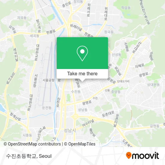 수진초등학교 map