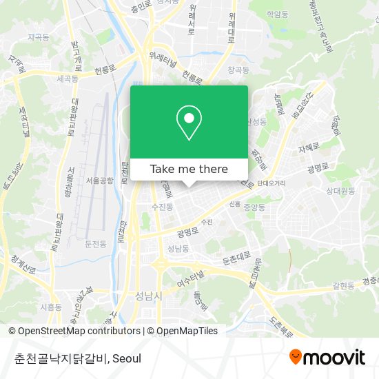 춘천골낙지닭갈비 map
