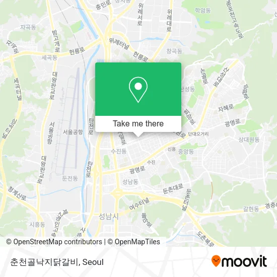 춘천골낙지닭갈비 map