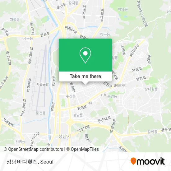 성남바다횟집 map