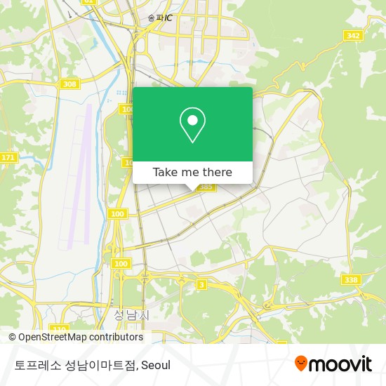 토프레소 성남이마트점 map