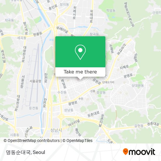 명동순대국 map