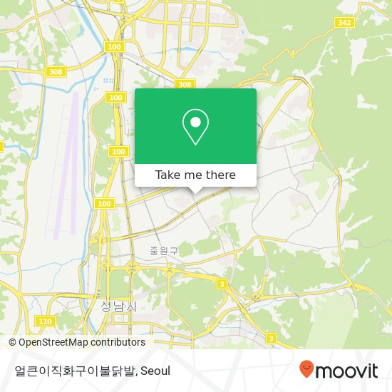 얼큰이직화구이불닭발 map