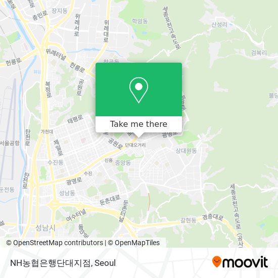 NH농협은행단대지점 map