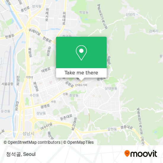 청석골 map
