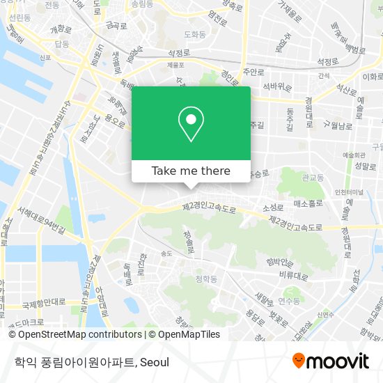 학익 풍림아이원아파트 map