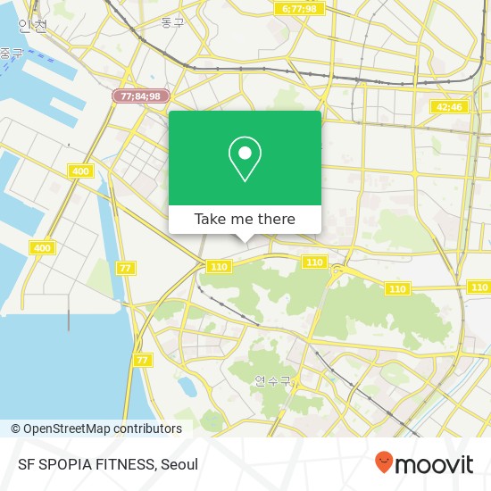 SF SPOPIA FITNESS map