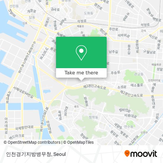 인천경기지방병무청 map