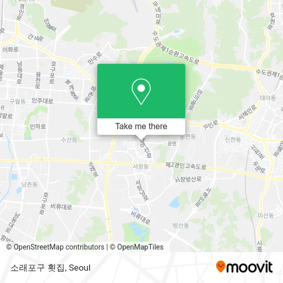 소래포구 횟집 map