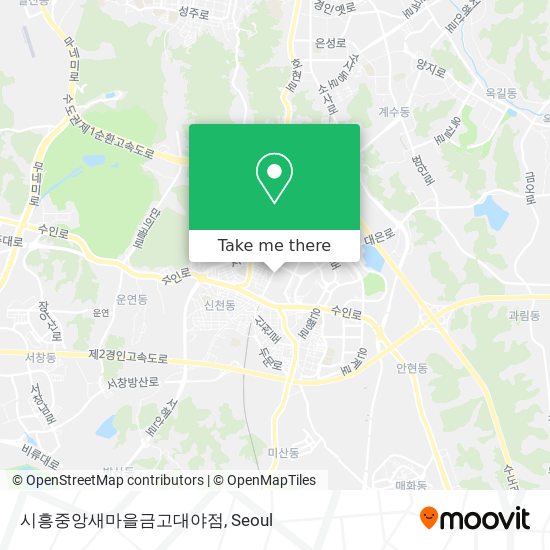 시흥중앙새마을금고대야점 map