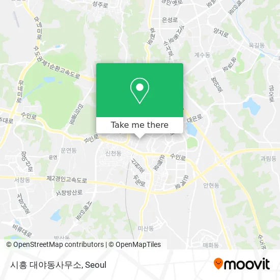 시흥 대야동사무소 map