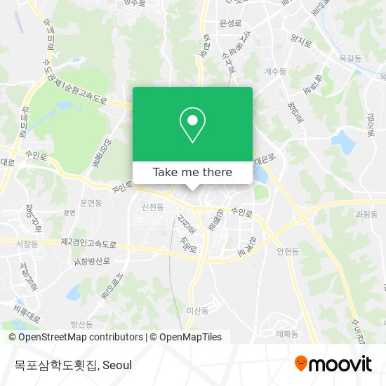 목포삼학도횟집 map