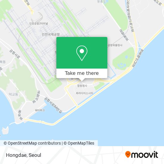 Hongdae map