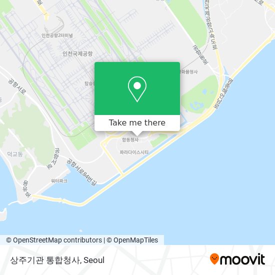 상주기관 통합청사 map