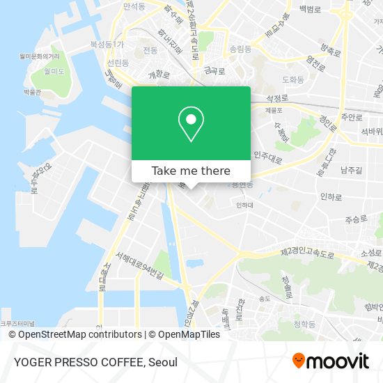 YOGER PRESSO COFFEE map
