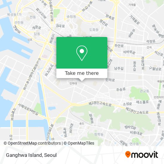 Ganghwa Island map