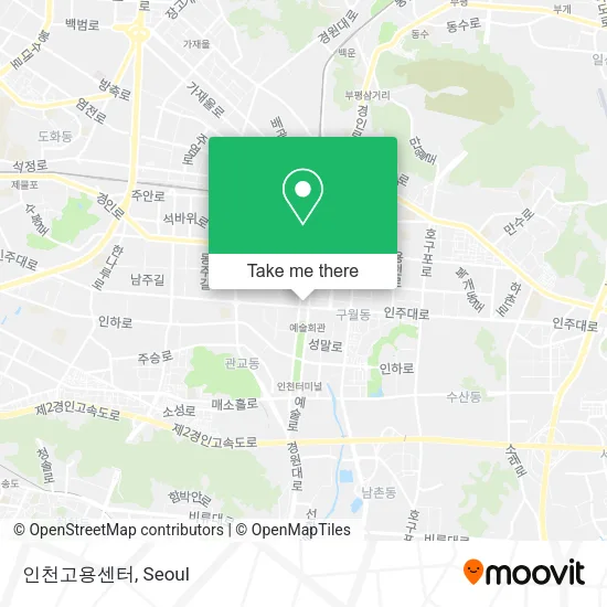 인천고용센터 map