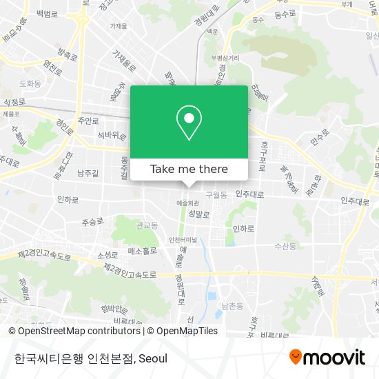 한국씨티은행 인천본점 map