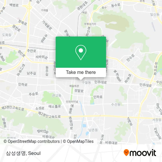 삼성생명 map
