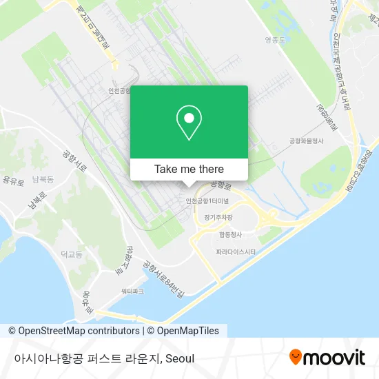 아시아나항공 퍼스트 라운지 map