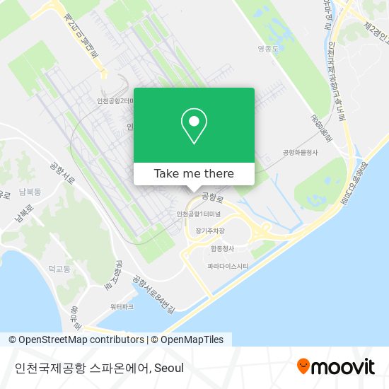 인천국제공항 스파온에어 map