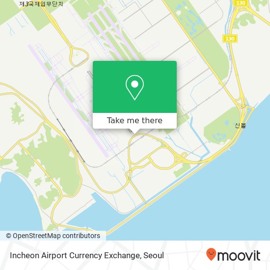 Incheon Airport Currency Exchange map