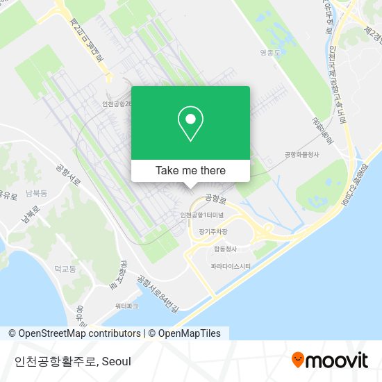 인천공항활주로 map