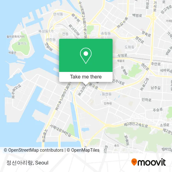 정선아리랑 map