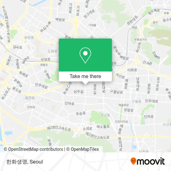 한화생명 map