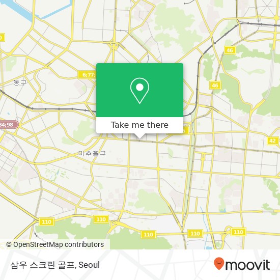 삼우 스크린 골프 map