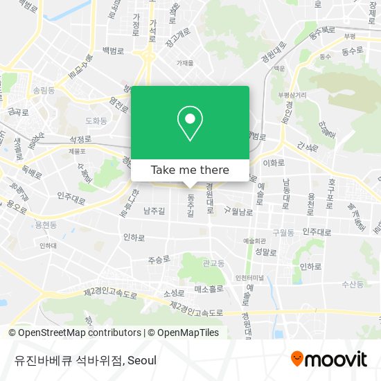 유진바베큐 석바위점 map