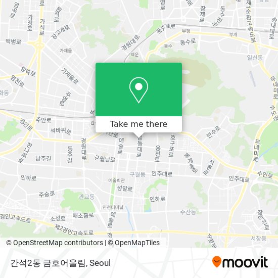 간석2동 금호어울림 map
